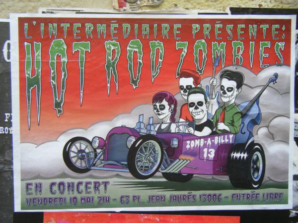 Hot Rod Zombies + Larcin (et pas Richard Durn !) en concert